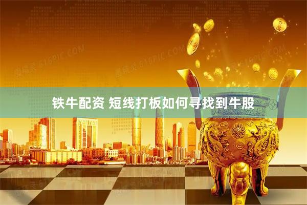铁牛配资 短线打板如何寻找到牛股
